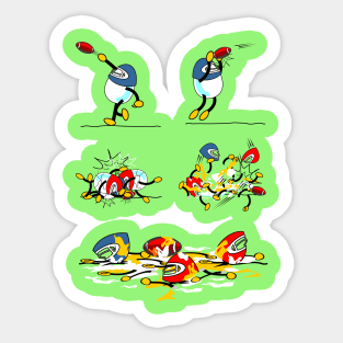 Egg Sports Academy-Football Sticker